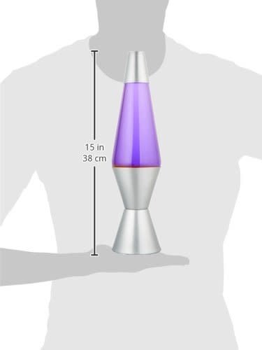 Lava Lamp Purple Liquid Yellow Lava 14.5" In-store only.