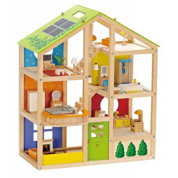 Hape Toys Hape Doll House All Seasoned Furnished