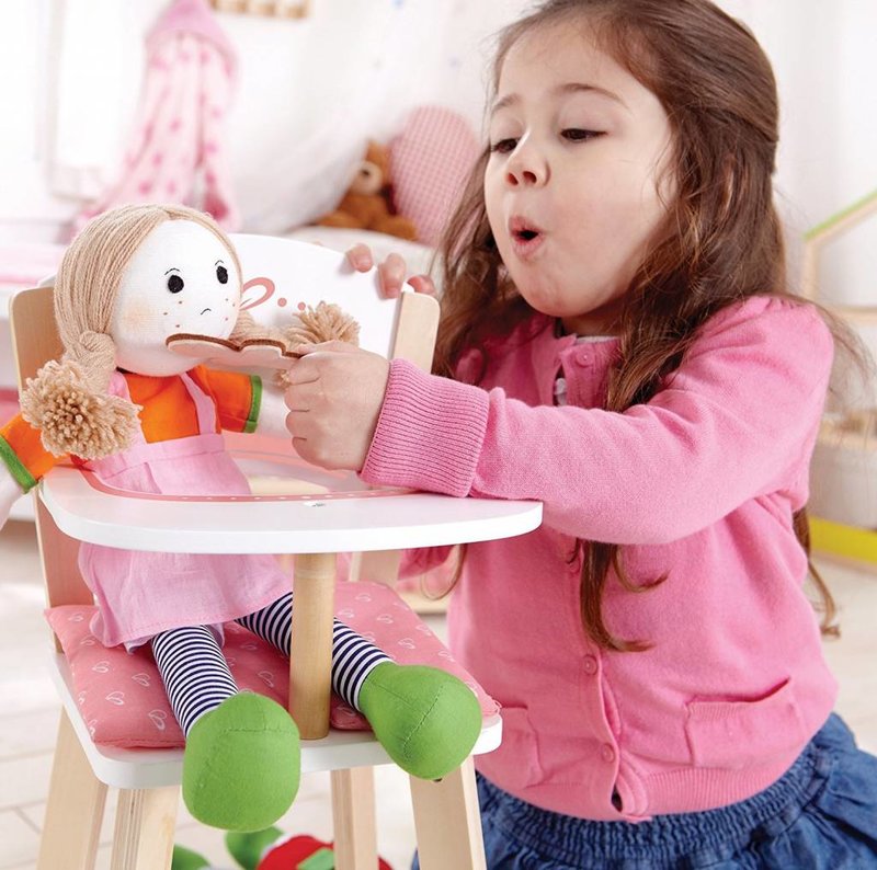 Hape Toys Doll Furniture Wood Highchair