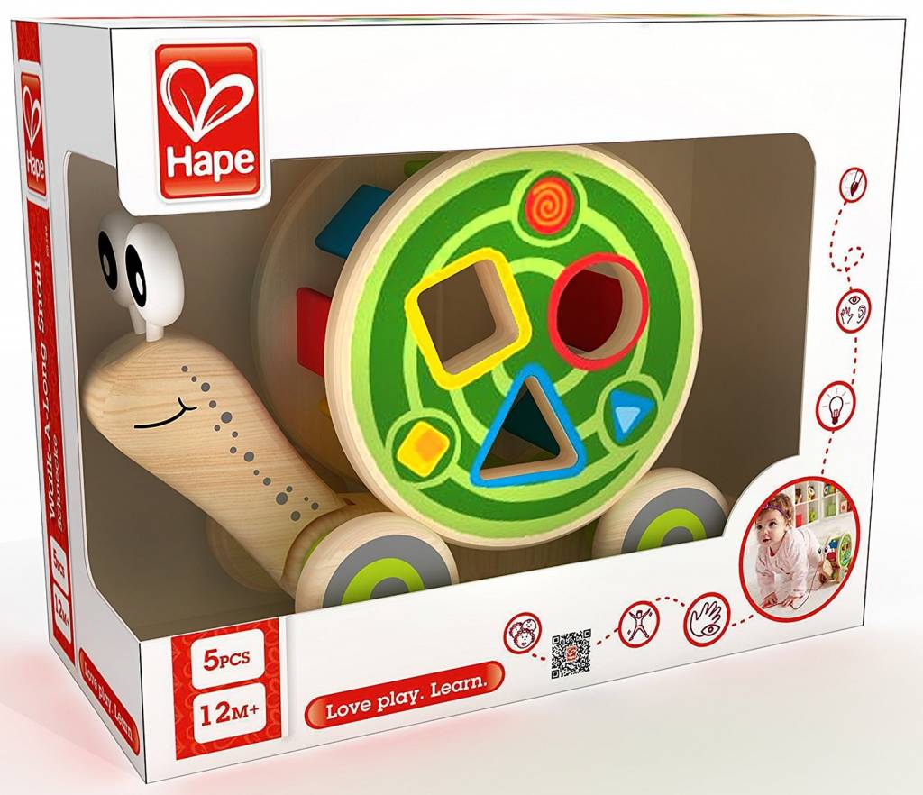Hape Toys Baby Walk Along Snail
