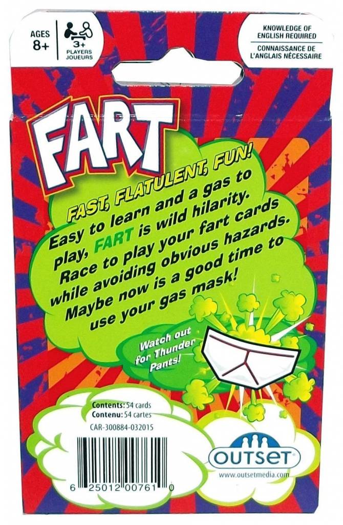 Outset Outset Card Game Fart
