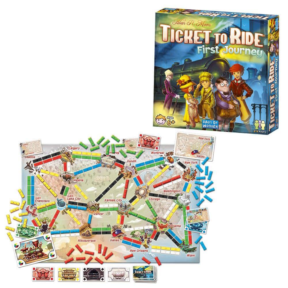 Days of Wonder Ticket to Ride Game First Journey