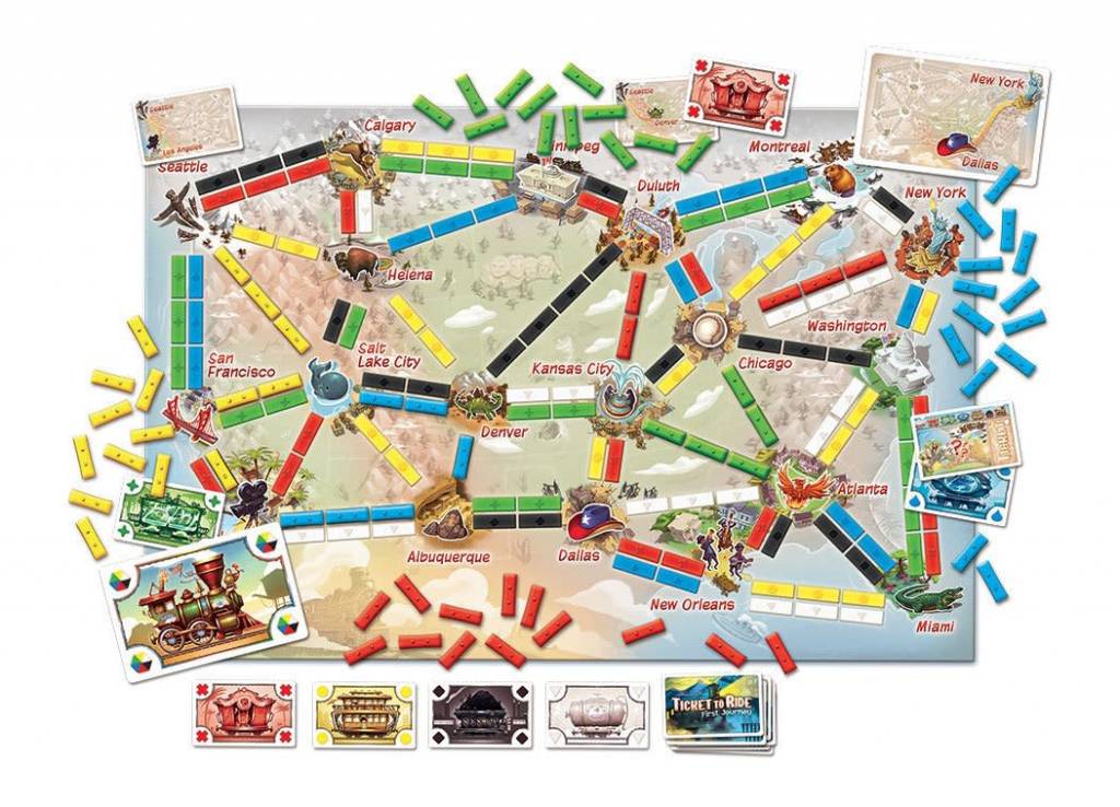 Days of Wonder Ticket to Ride Game First Journey