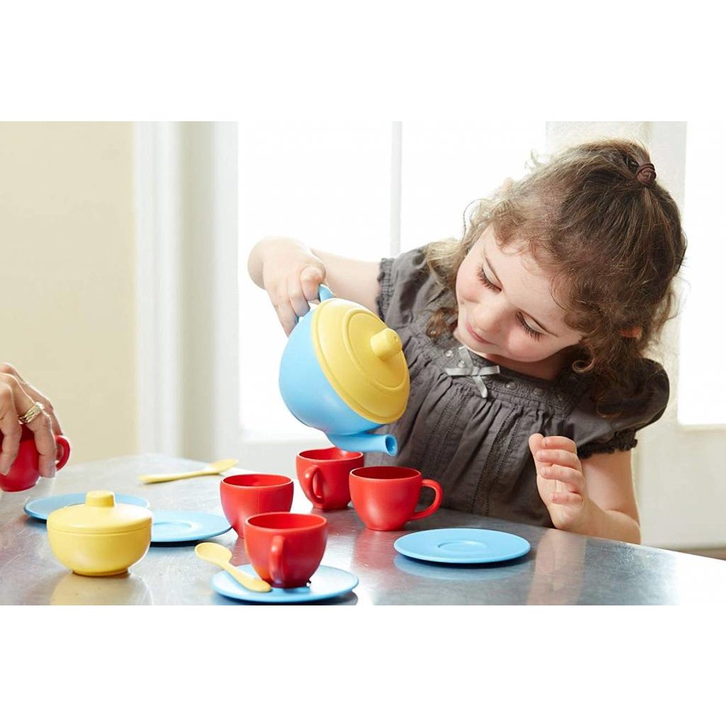 green toys tea set