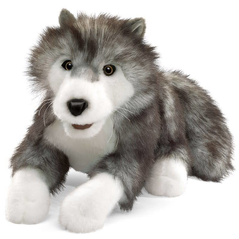 Folkmanis Puppet Timber Wolf