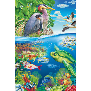 Cobble Hill Puzzles Cobble Hill Floor Puzzle 48pc Air And Sea
