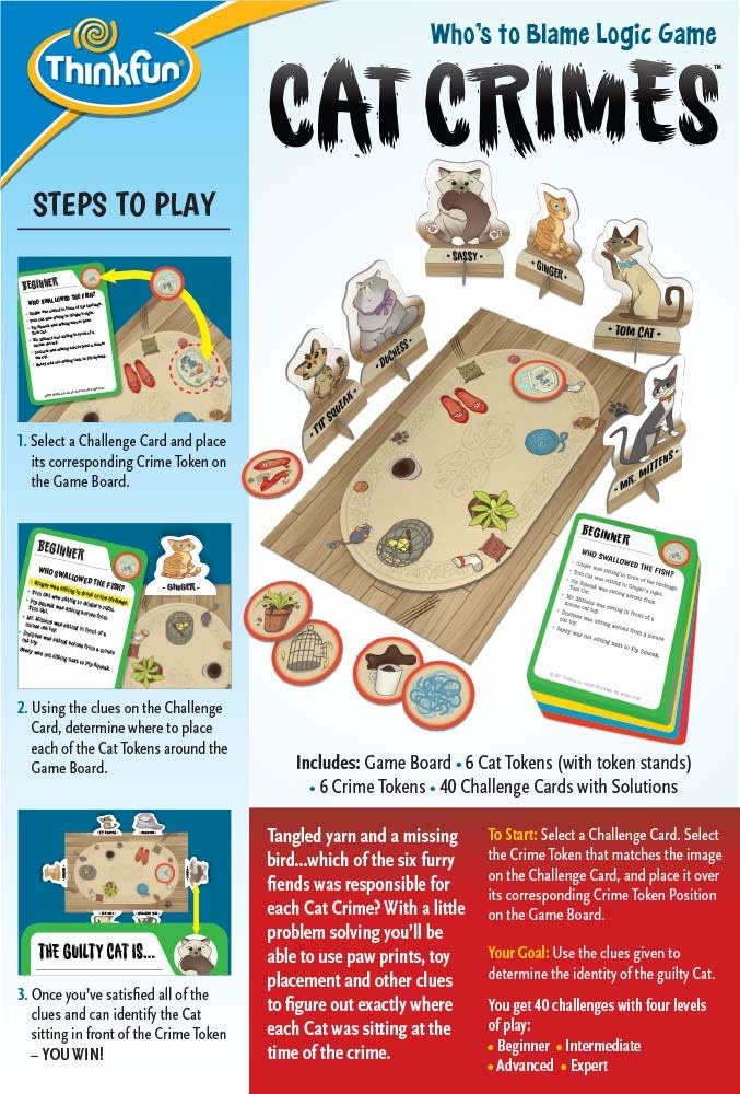 Thinkfun Game Cat Crimes