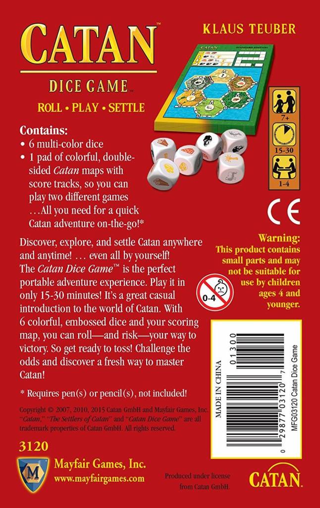 Catan Studios Catan Dice Game