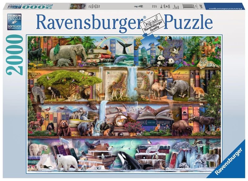 Ravensburger Puzzle 2000pc Wild Kingdom Shelves