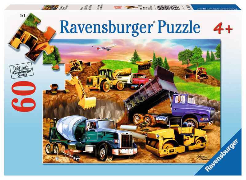 Ravensburger Puzzle 60pc Construction Crowd