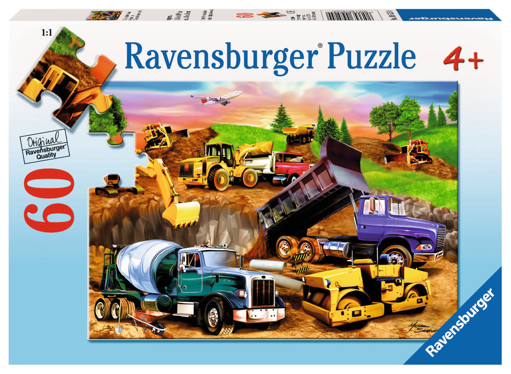 Ravensburger Puzzle 60pc Construction Crowd
