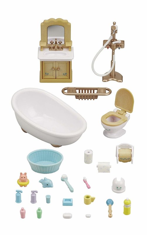 Calico Critters Room Country Bathroom Set