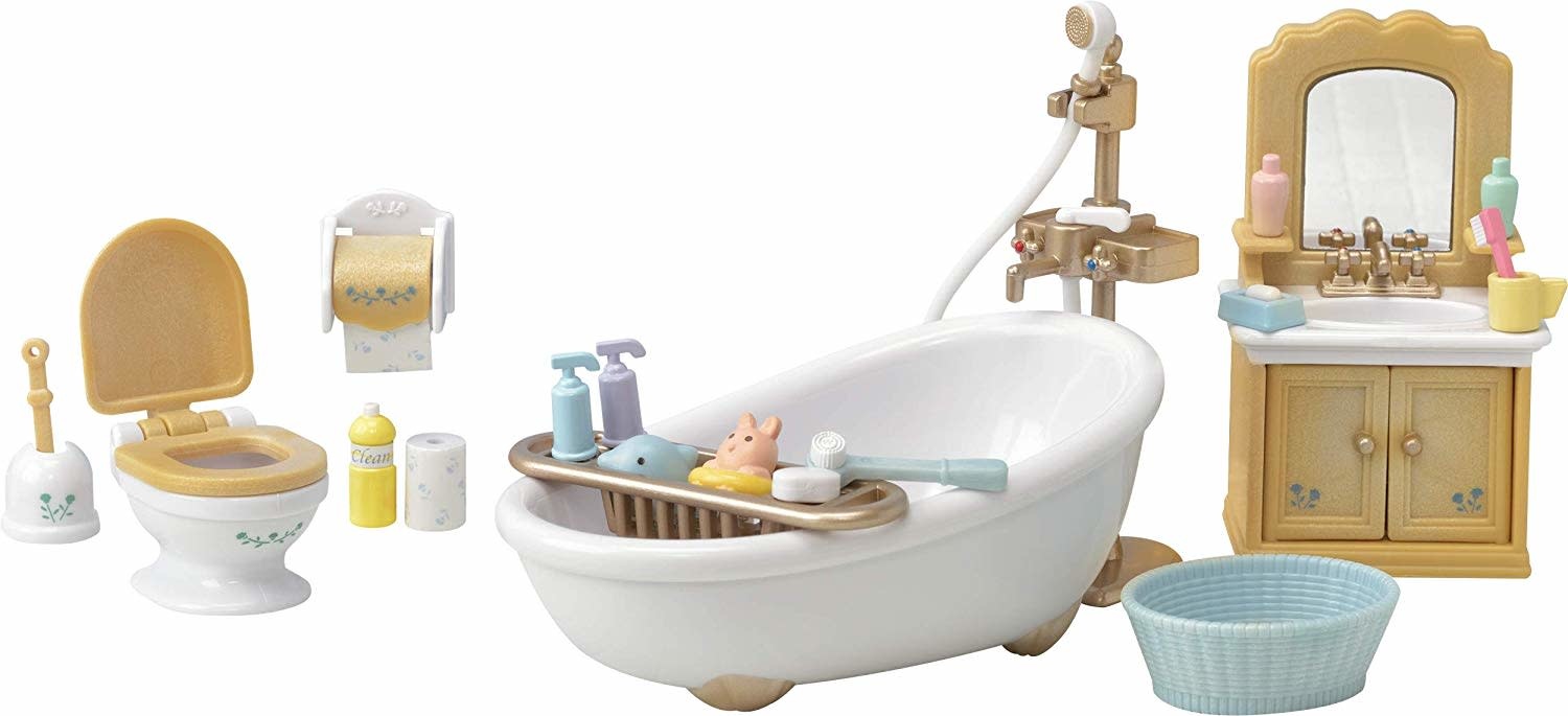 Calico Critters Room Country Bathroom Set