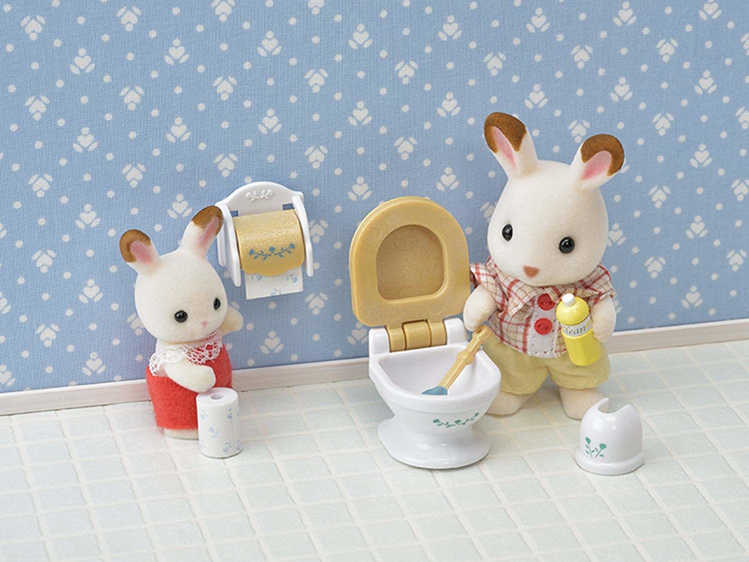 Calico Critters Room Country Bathroom Set