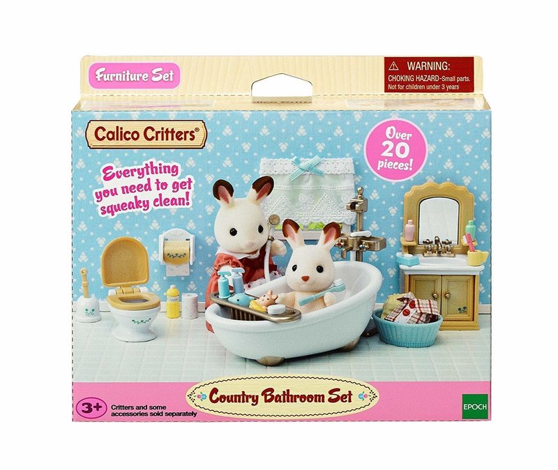 Calico Critters Room Country Bathroom Set