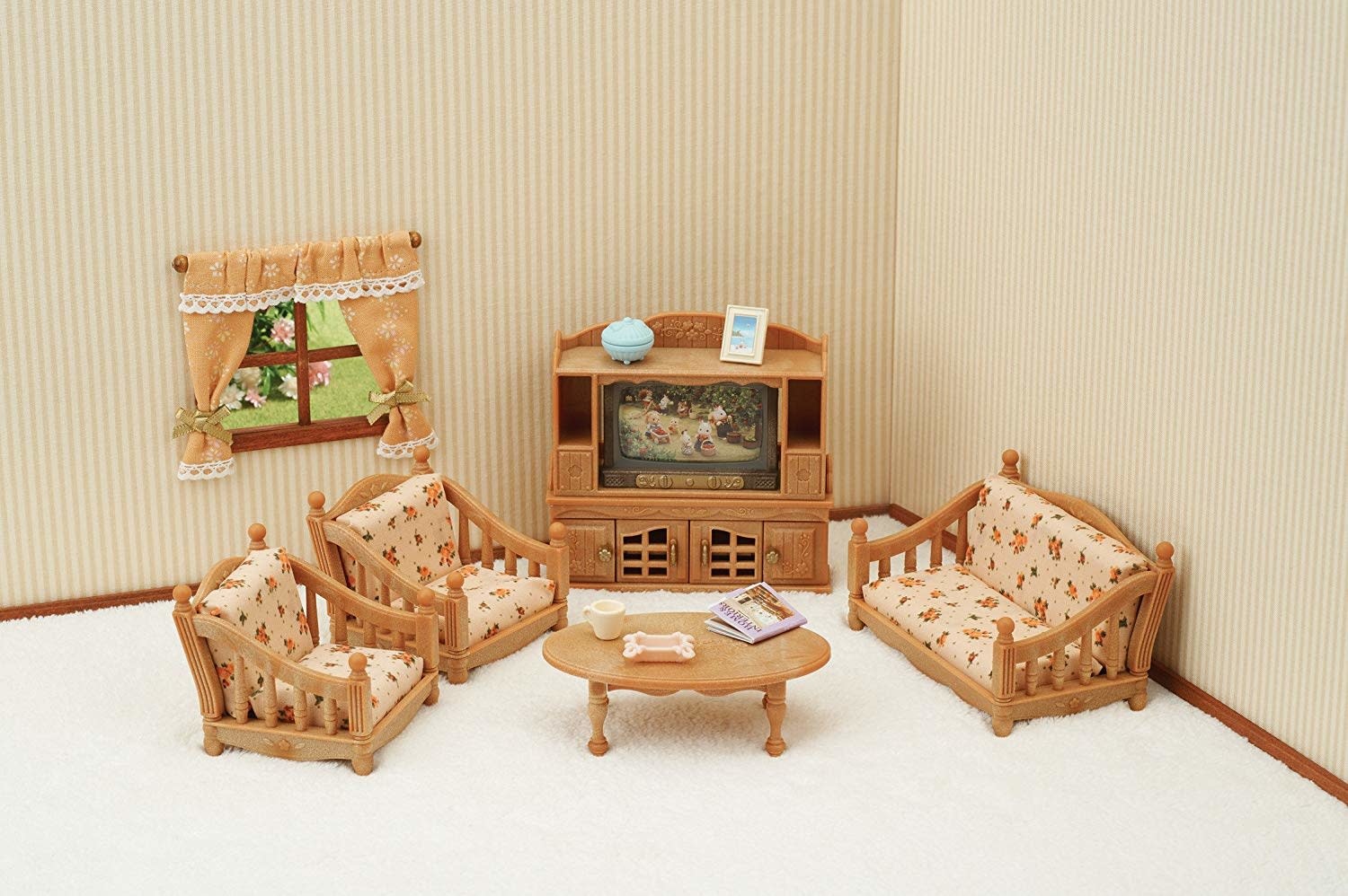 Calico Critters Room Comfy Living Room Set Minds Alive Toys