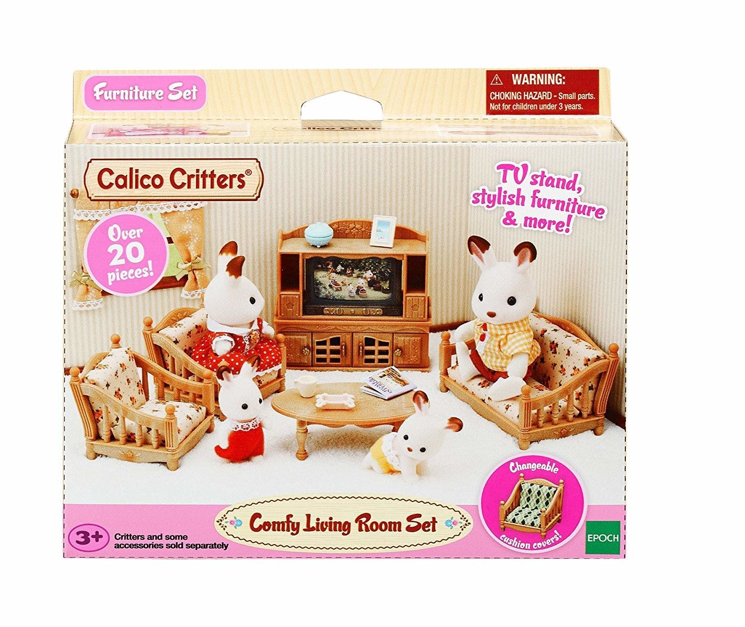 Calico Critters Room Comfy Living Room Set