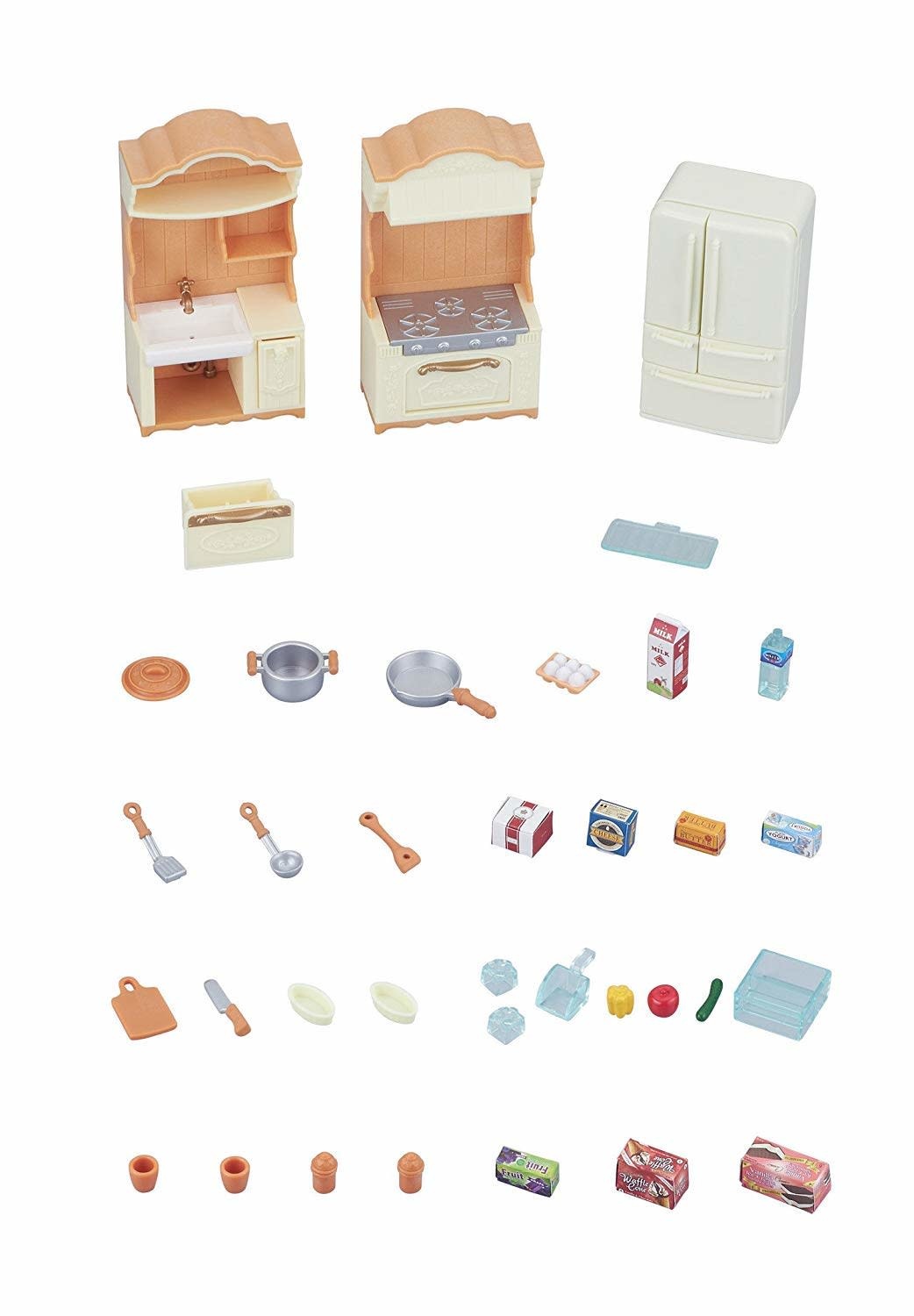 Calico Critters Room Kitchen Play Set