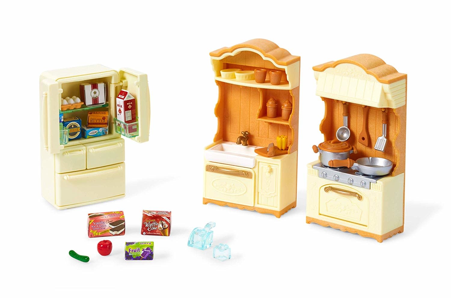 Calico Critters Room Kitchen Play Set