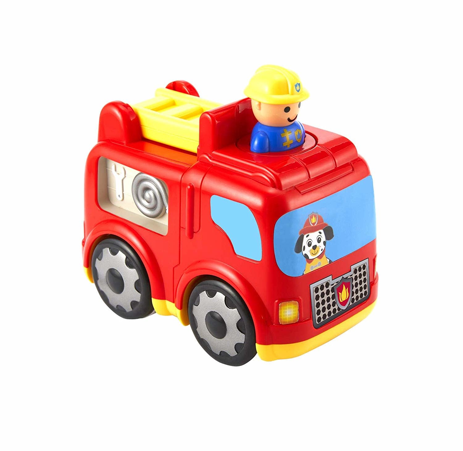 Kidoozie Press 'n Zoom Fire Engine