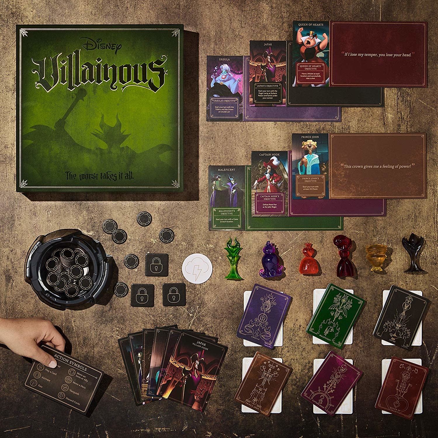 Ravensburger Disney's Villainous Game The Worst Takes it All