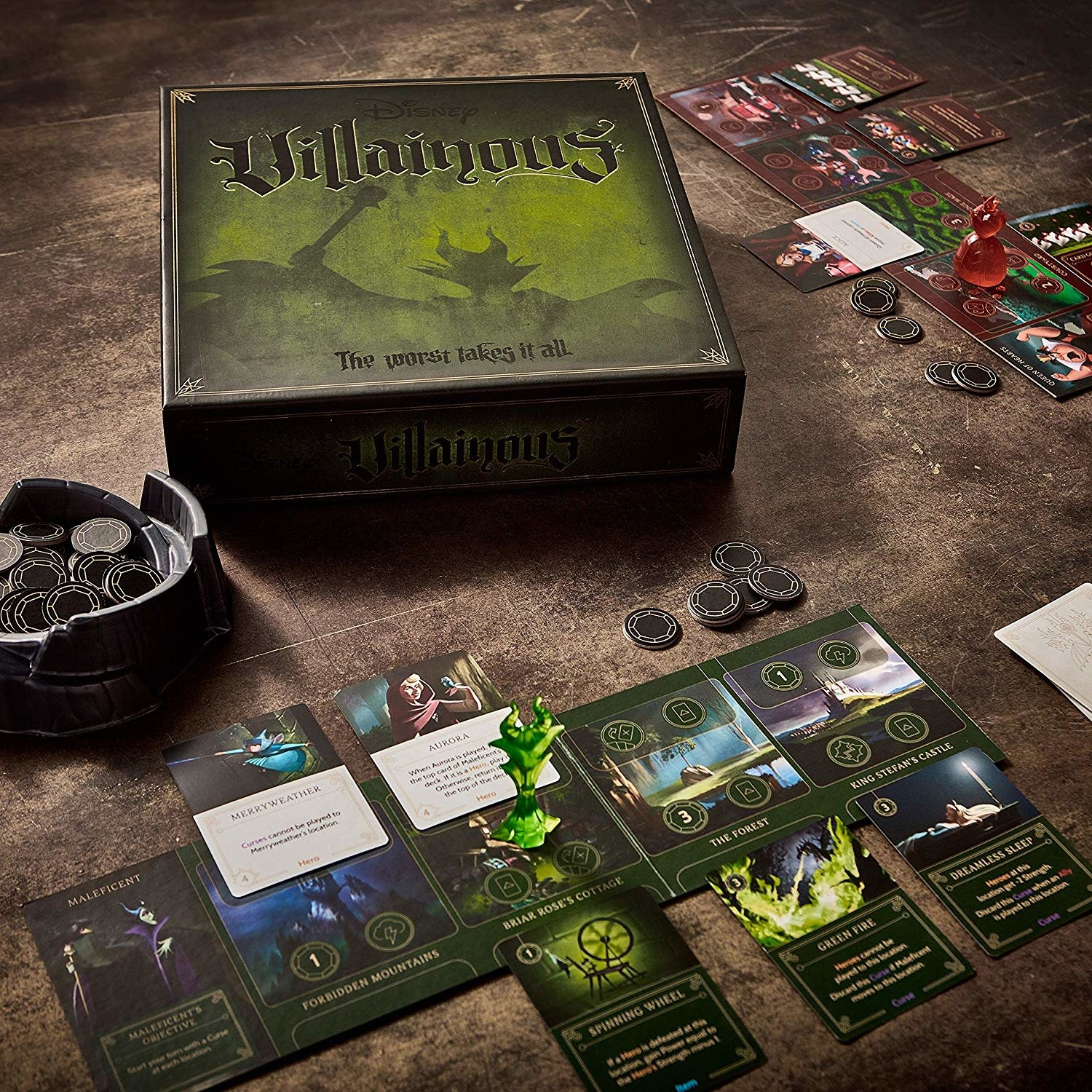 Ravensburger Disney's Villainous Game The Worst Takes it All