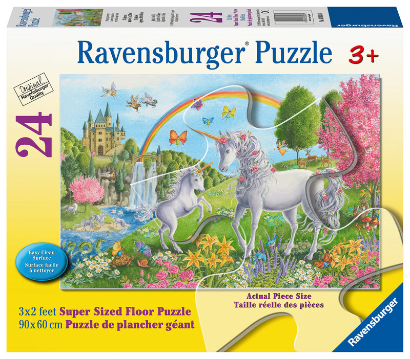 Ravensburger Ravensburger Floor Puzzle 24pc Prancing Unicorns