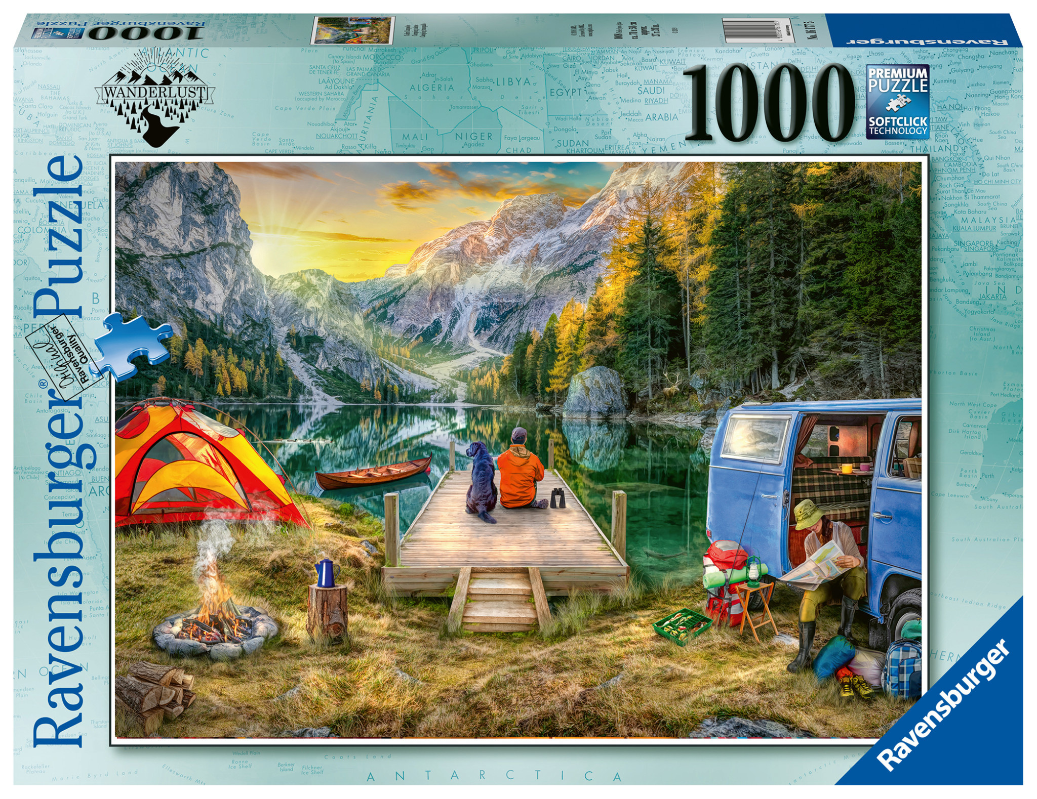 Ravensburger Ravensburger Puzzle 1000pc Calm Campsite