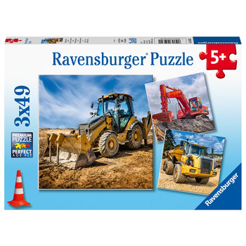 Ravensburger Ravensburger Puzzle 3x49pc Digger At Work