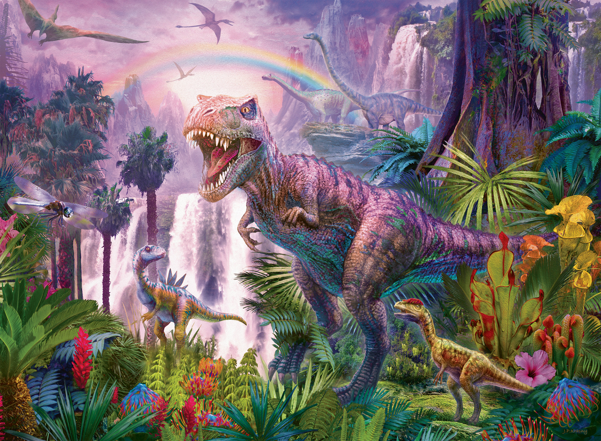 Ravensburger Ravensburger Puzzle 200pc King of The Dinosaurs