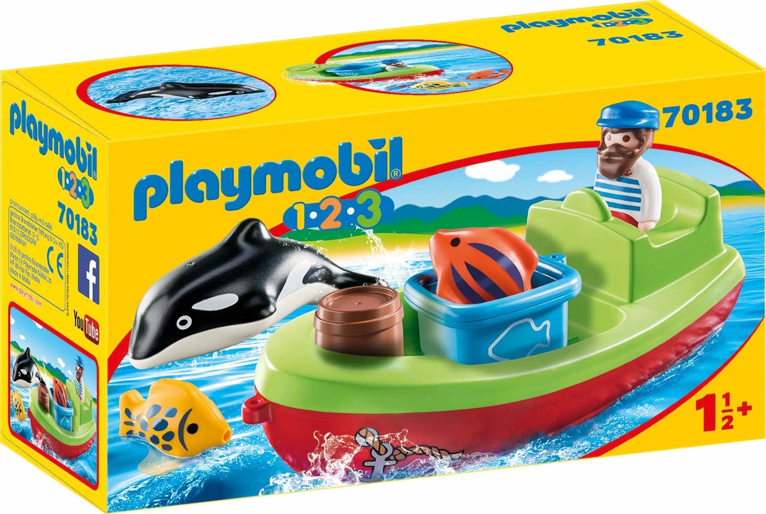 playmobil floating take along ship