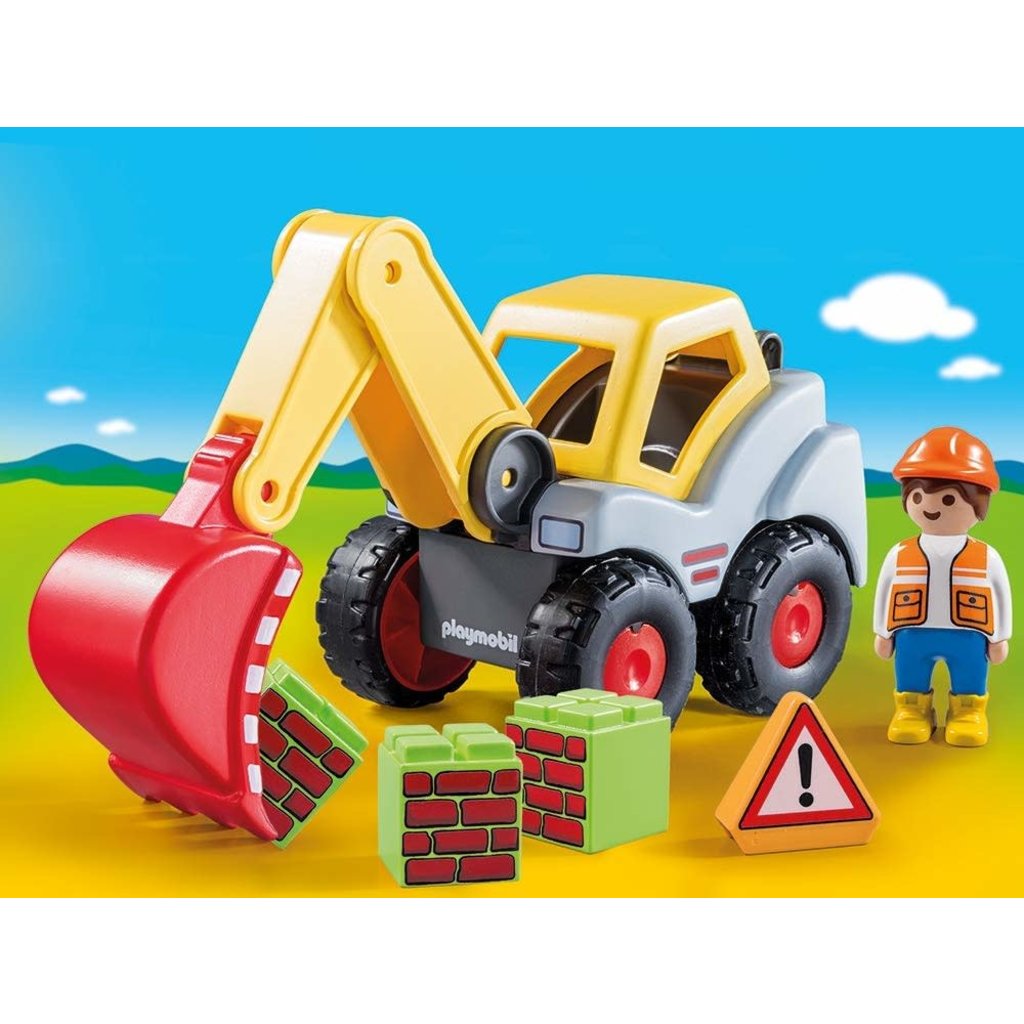 playmobil excavator
