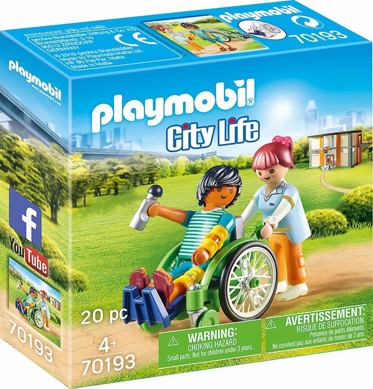 Playmobil Playmobil Hospital Patient in Wheelchair
