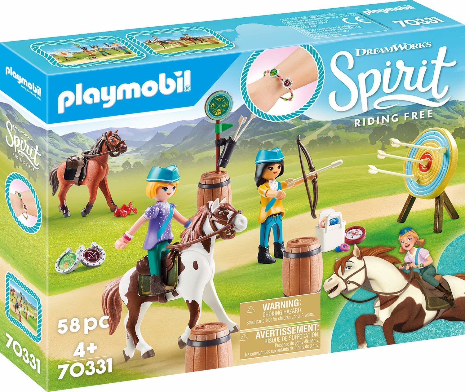 playmobil spirit barn