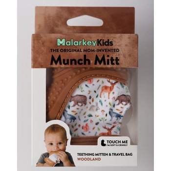 Munch Mitt Watercolor Woodland Animals