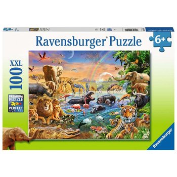 Ravensburger Ravensburger Puzzle 100pc Savannah Jungle Waterhole
