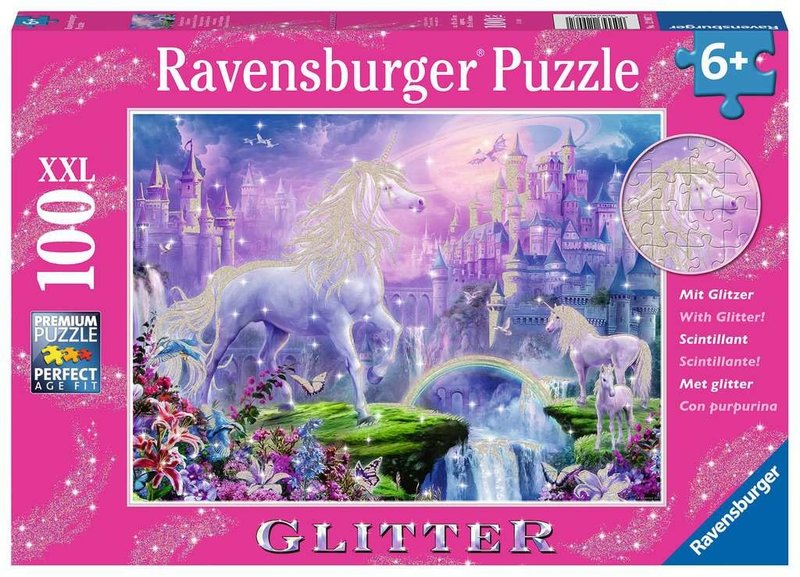 Ravensburger Ravensburger Puzzle 100pc Unicorn Kingdom