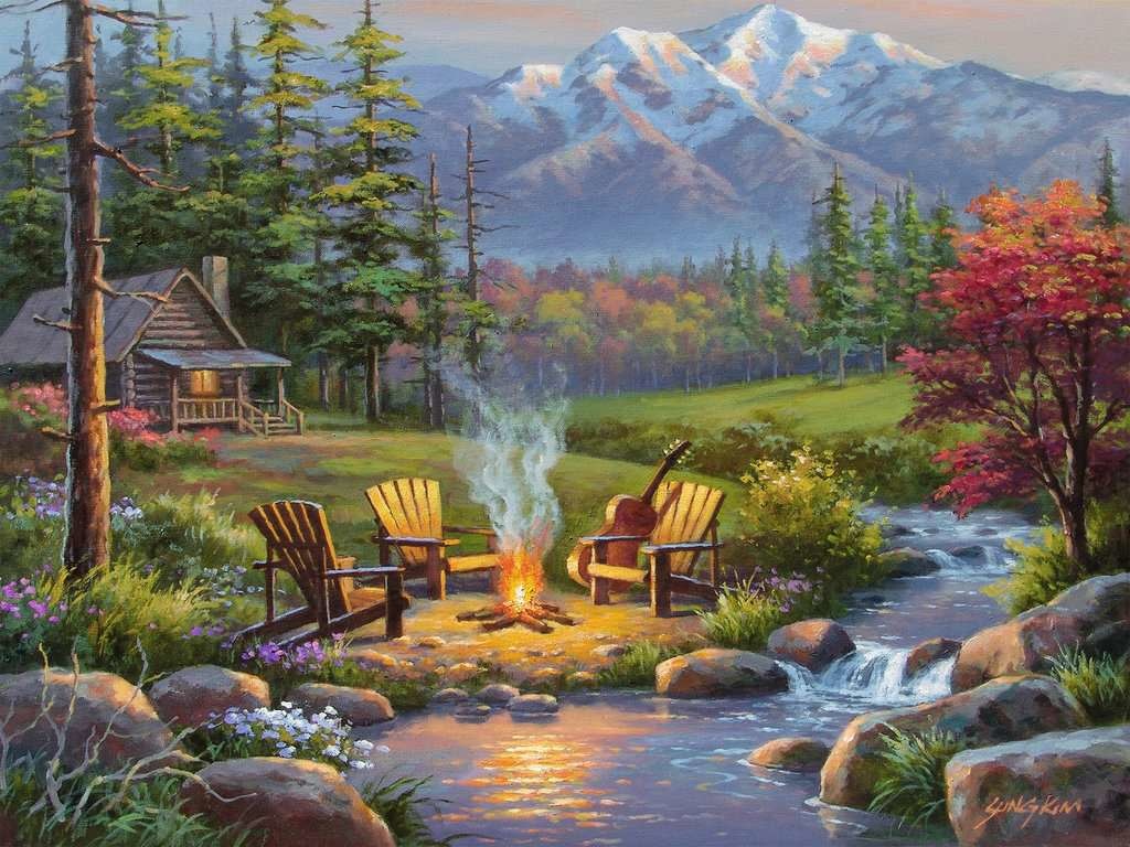 Ravensburger Ravensburger Puzzle 750pc Large Format Riverside Livingroom