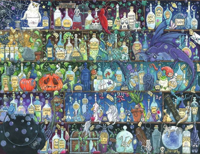 Ravensburger Ravensburger Puzzle 2000pc Poisons and Potions