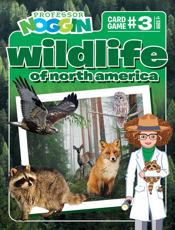 Outset Professor Noggin's Trivia Game: Wildlife of North America