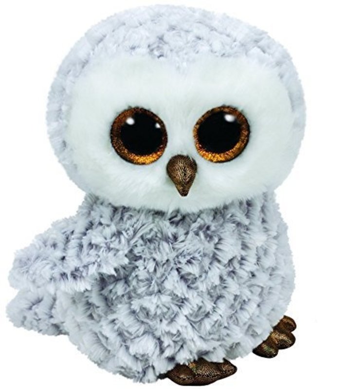 Ty Ty Beanie Boo Large Owlette White