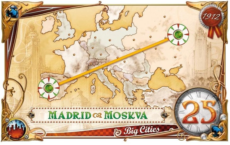 Days of Wonder Ticket to Ride Game Expansion: 1912 Europa
