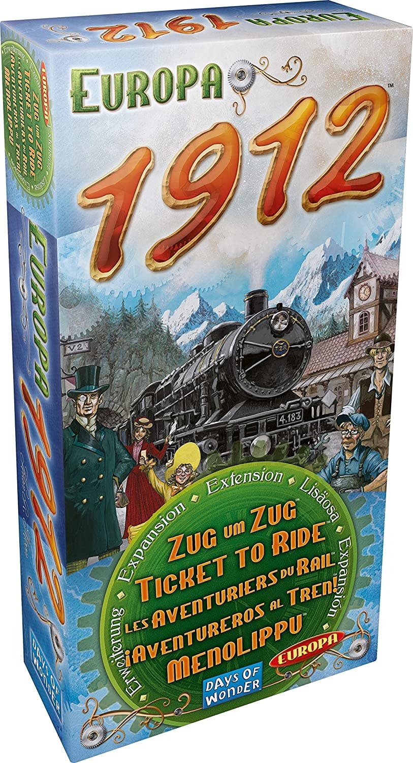 Days of Wonder Ticket to Ride Game Expansion: 1912 Europa