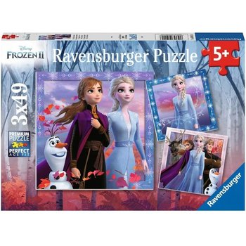 Ravensburger Ravensburger Puzzle 3x49pc Disney Frozen Journey Starts