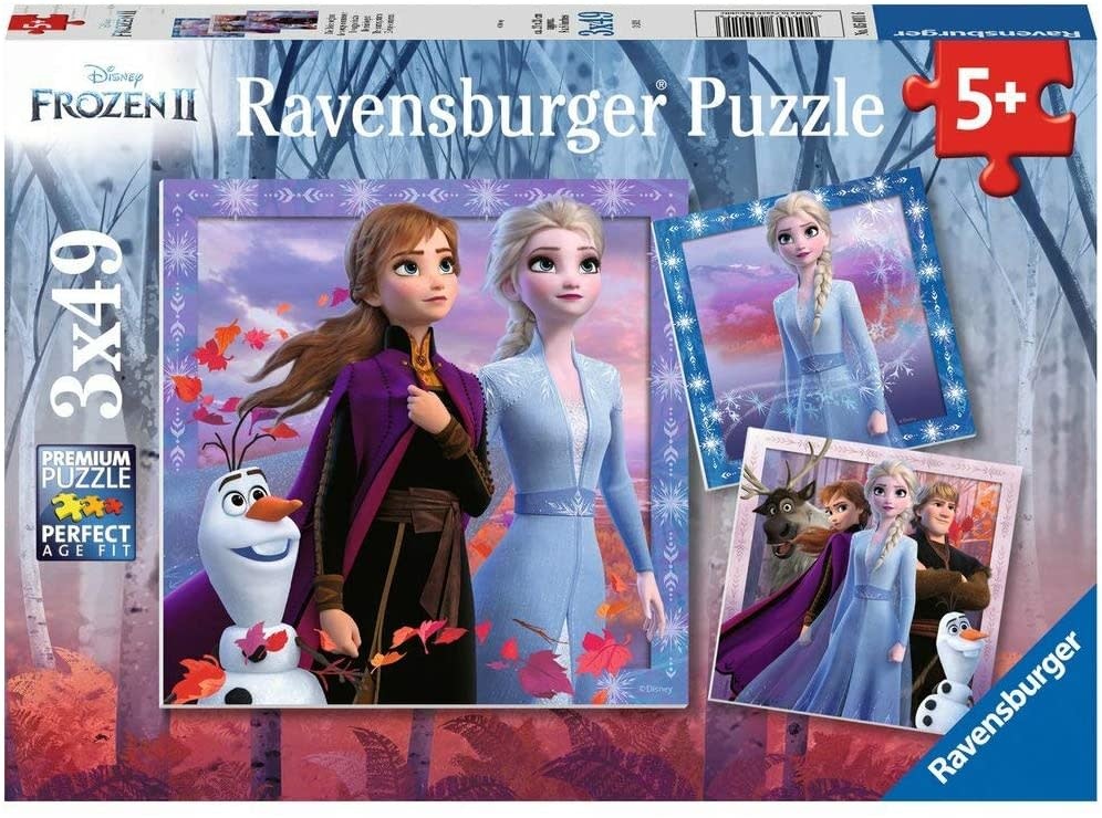 Ravensburger Ravensburger Puzzle 3x49pc Disney Frozen Journey Starts