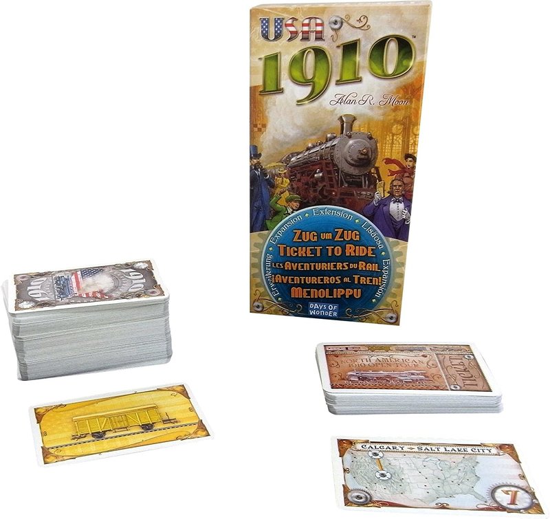 Days of Wonder Ticket to Ride Game Expansion: 1910 USA