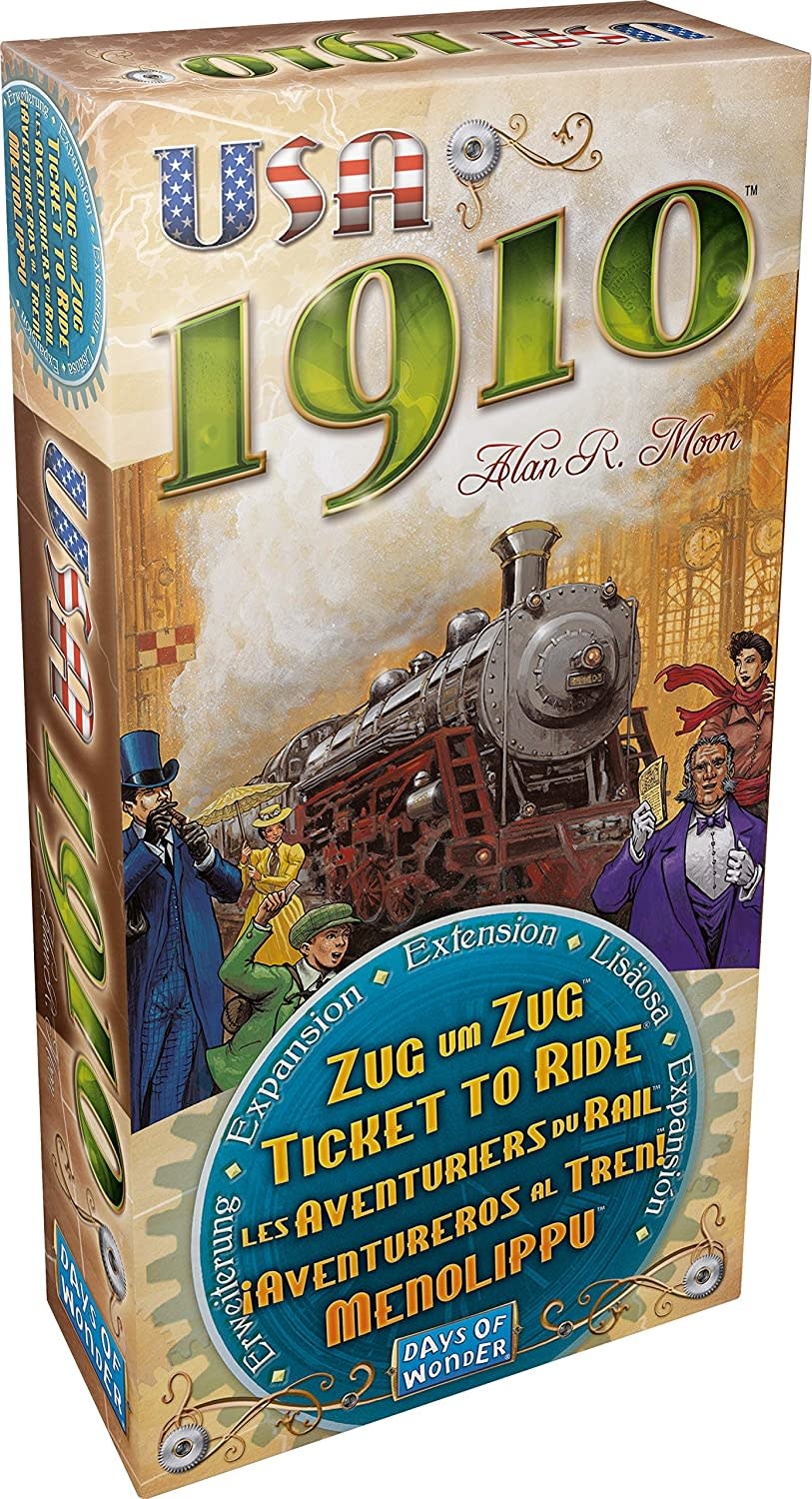 Days of Wonder Ticket to Ride Game Expansion: 1910 USA