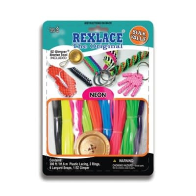 Rexlace Vinyl Lacing Bulk Neon Colours