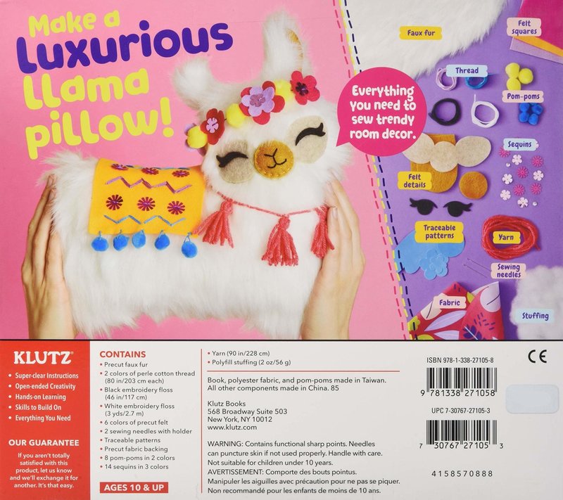 Klutz Klutz Book Sew Your Own Furry Llama Pillow