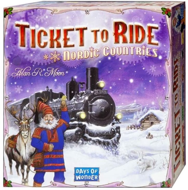 Days of Wonder Ticket to Ride Game Nordic Countries